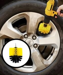 4-delige Schoonmaakborstelset voor in de boormachine - Maak velgen schoonmaken makkelijker dan ooit!