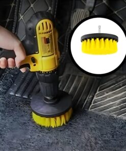 4-delige Schoonmaakborstelset voor in de boormachine - Maak velgen schoonmaken makkelijker dan ooit!